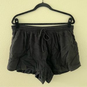 Old Navy Linen-Cotton Blend Shorts, Black